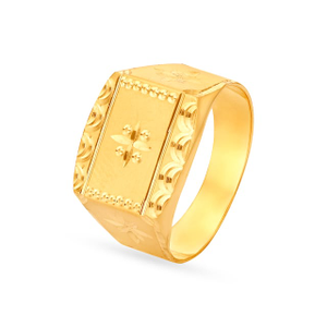 916 gold modern design ring