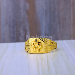 22KT Gold Hallmark Gorgeous Mens Plain Ring M