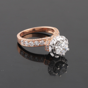 18K Gold Gold Plated Diamond Ring