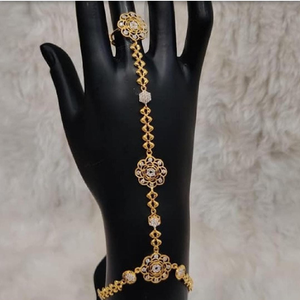 916 Gold Antique Flower Design Hathpan VJH02