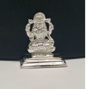 silver maa laxmi ji murti   for pooja / gifti