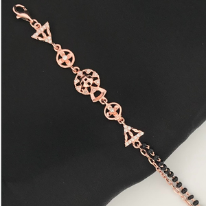 925 Silver Elegant Cz Design Mangalsutra Brac