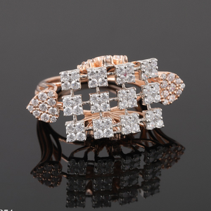 18kt designer diamond rings