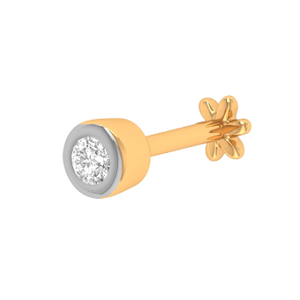 18K Gold Real Diamond Nosepin MGA - SIG0009