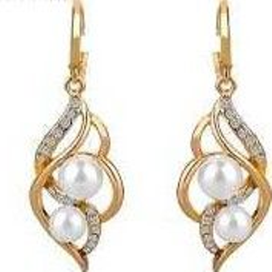 Designer Long Pearl Ladies Earring 