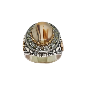 925 Sterling Silver Designer Oxidised Gents R