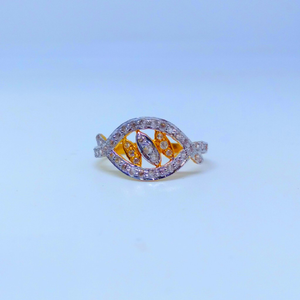22 KT 916 Hallmark Fancy diamond Ladies Ring