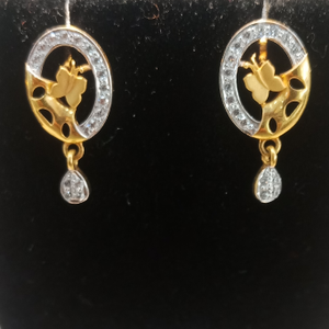 22k gold ladies earrings