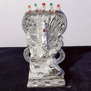 Silver Plated Ganeshji Design
