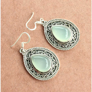 925 Silver White Diamond  Earrings
