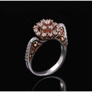 18KT Rose Gold Engagement Diamond Ring
