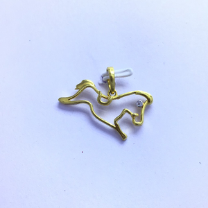FANCY HORSE GOLD PENDANT