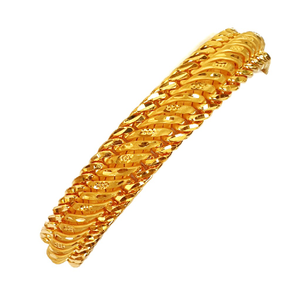One gram gold plated singapore bracelet mga -