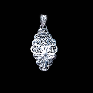 Silver plain design pendants