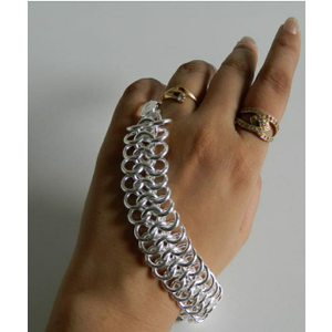 silver daily wear anklet for women