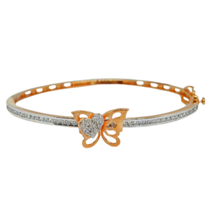 18k rose gold butterfly shape modern kada bra