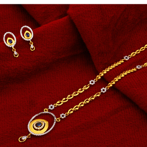 22ct Gold Hallmark Fancy Chain Necklace CN137