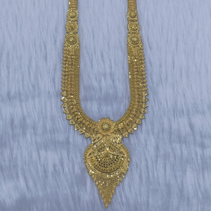 916 gold long wedding set