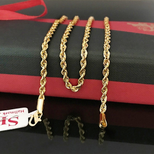 22 Kt Hallmark Real Solid Yellow Gold Silken 