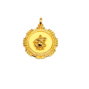 22KT Bahubali Ganesh Design Pendant