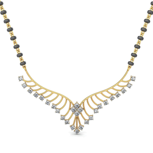 18K Gold Charm Mangalsutra BMS007