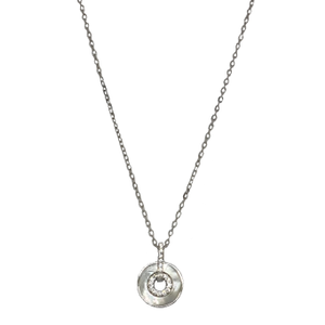 Round Shape Pendant With Chain 925 Sterling S