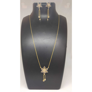 REAL DIAMOND FLOWER DESIGNER CHAIN PENDANT SE