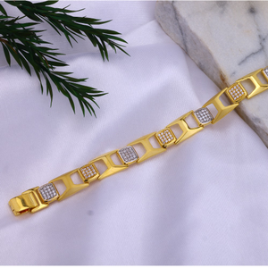 latest designer gold bracelet for man.