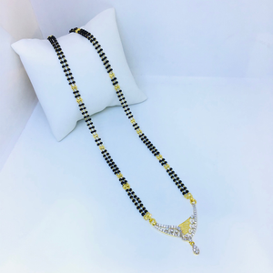 Fancy diamond mangalsutra