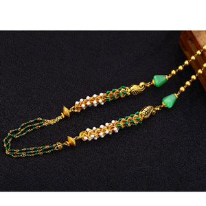 916 Gold Exclusive  Moti Chain  Mala AC148