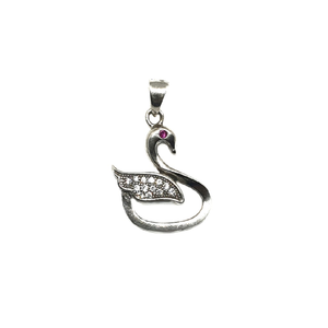 925 Sterling Silver Swan Pendant MGA - PDS005