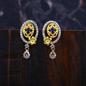 22 carat gold laddies earrings RH-LE456