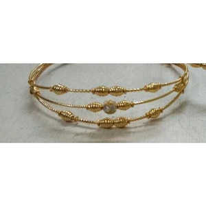 22KT Gold Fancy Para Bracelet