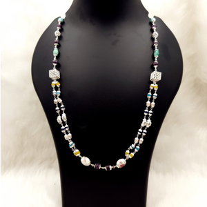 925 sterling silver fancy mala set