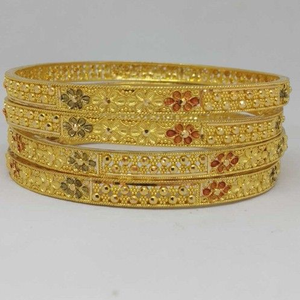 22 KT Gold Culcutti Bangle