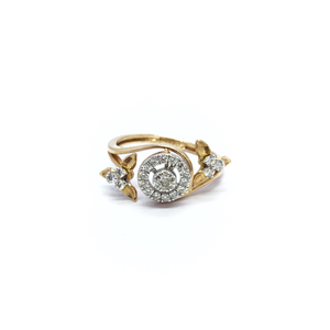 REAL DIAMOND FANCY RING FOR LADIES