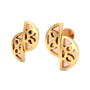 916 Gold Dazzling Earrings BERP007