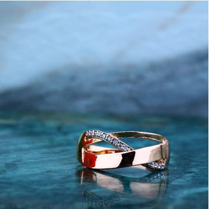 18kt RoseGold  ladies Ring RSR-009