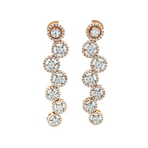 Aroha Diamond Chandelier Earrings by Royale D
