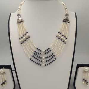 Freshwater White Seed 5&nbsp;Lines Pearls Combina