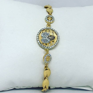 Gold CZ Colourfull Ladies Lucky LL-0003