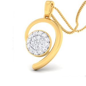 Delicate diamond pendant