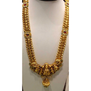 Gold Necklace Nakshi Work