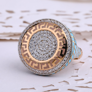 18KT CZ Rose Gold exclusive Ladies Ring RLR66