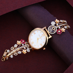 750 Rose Gold Hallmark stylish Women's Watch 