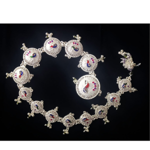 925 silver peacock design choti