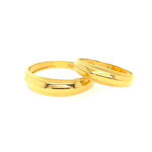 22k Yellow Gold Dazzling Couple Bands
