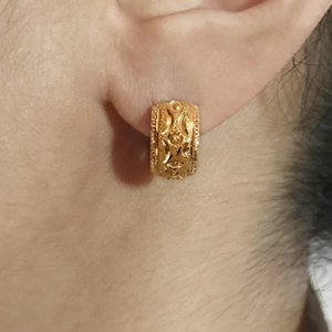 Fine Jewelry 18 Kt Real Solid Yellow Solid Go