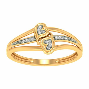 18k gold real diamond ring mga - rdr0038
