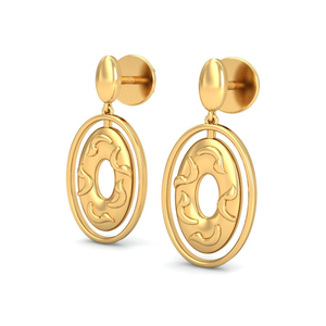 916 Gold Gorgeous Design Earring BERP031